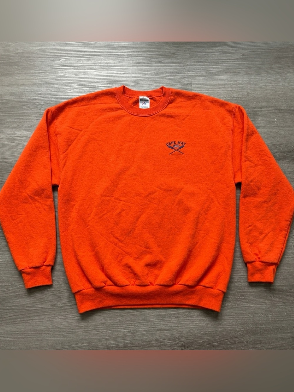Cape May Orange Crewneck Sweatshirt - size XL